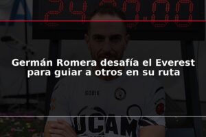 Germán Romera desafía el Everest para guiar a otros en su ruta