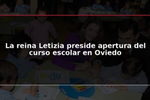 La reina Letizia preside apertura del curso escolar en Oviedo