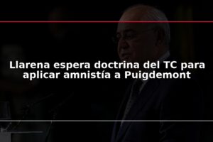 Llarena espera doctrina del TC para aplicar amnistía a Puigdemont