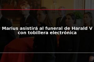Marius asistirá al funeral de Harald V con tobillera electrónica