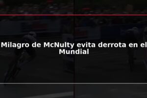 Milagro de McNulty evita derrota en el Mundial