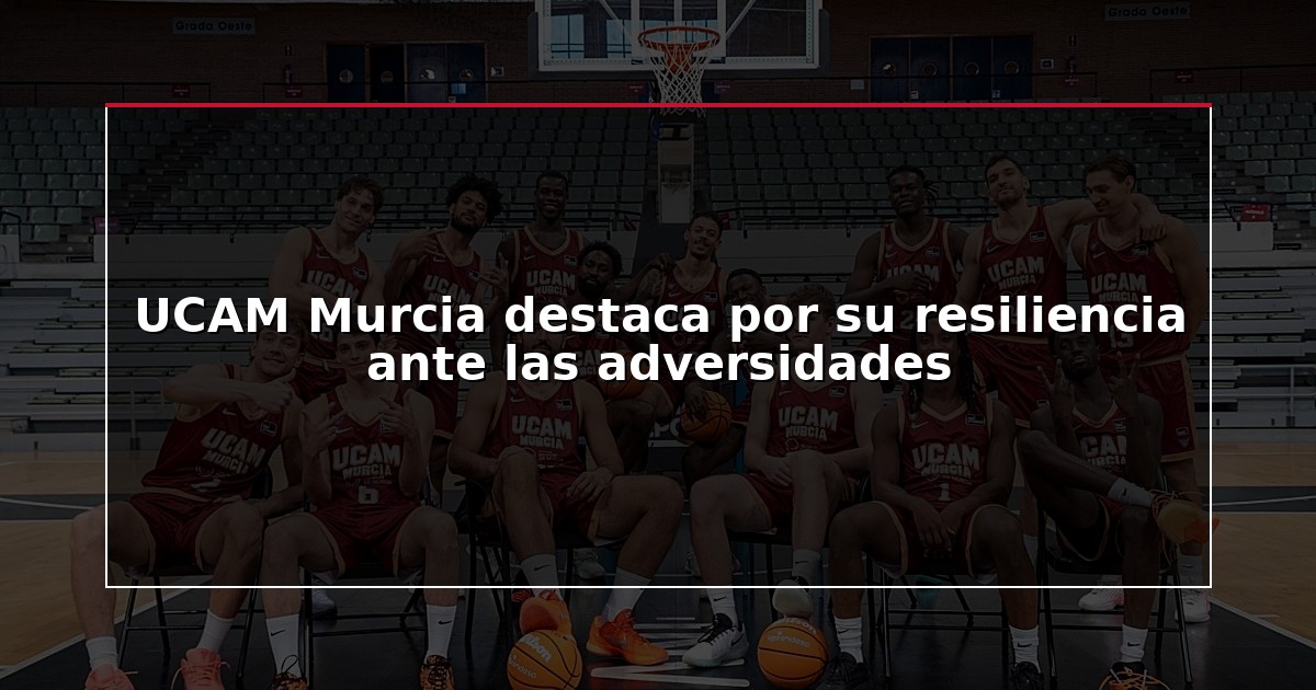UCAM Murcia destaca por su resiliencia ante las adversidades