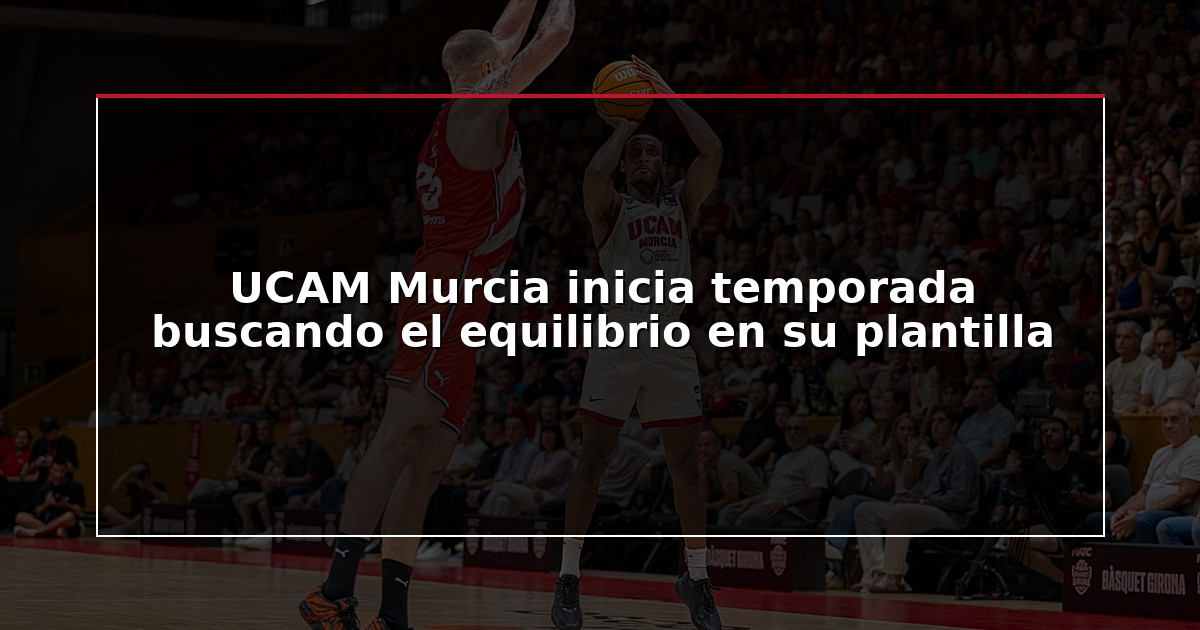 UCAM Murcia inicia temporada buscando el equilibrio en su plantilla