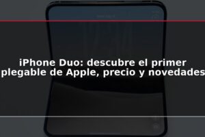 iPhone Duo: descubre el primer plegable de Apple, precio y novedades
