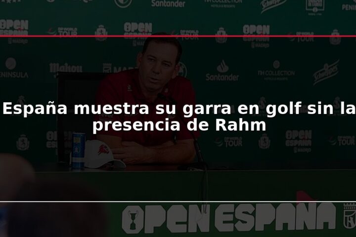 España muestra su garra en golf sin la presencia de Rahm