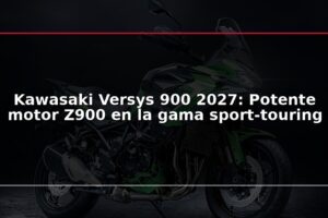 Kawasaki Versys 900 2027: Potente motor Z900 en la gama sport-touring
