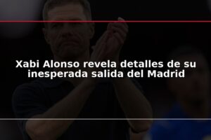 Xabi Alonso revela detalles de su inesperada salida del Madrid